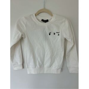 Off-White Child’s Sweater (Size 6-7) - Brand New with Tags